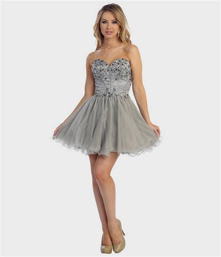 cocktail dress silver