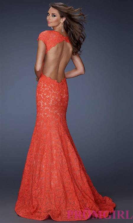coral mermaid dress