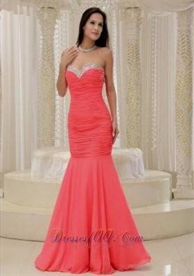 coral prom dresses
