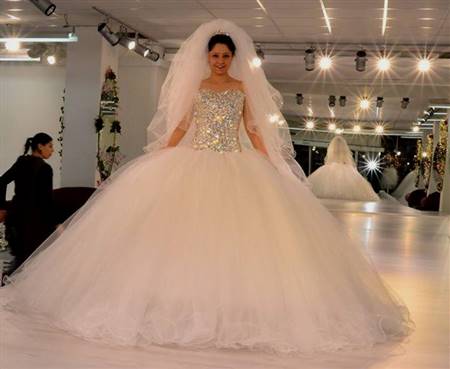 crystal wedding ball gown dresses