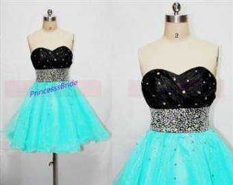 cute blue prom dresses