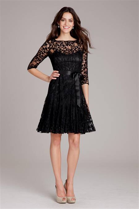 cute cocktail dress with sleeves