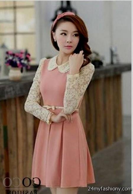 cute korean cocktail dress