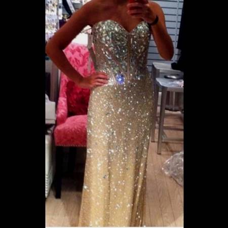 cute long sparkly prom dresses