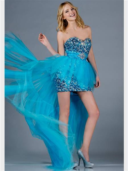 cute short blue prom dresses