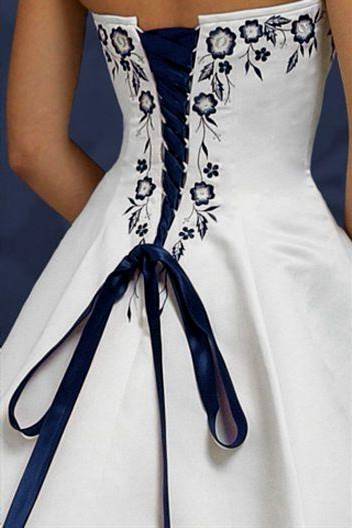 dark blue and silver bridesmaid dresses