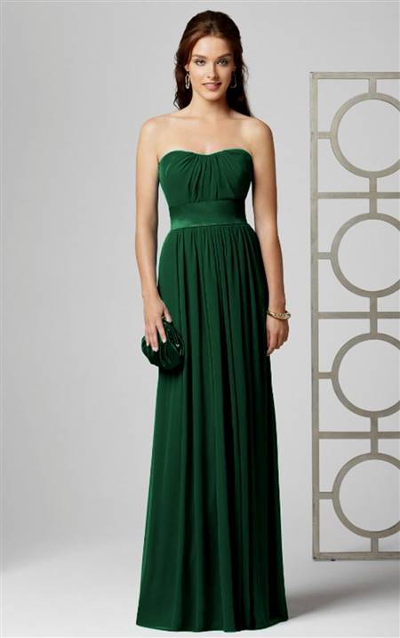 dark green bridesmaids dresses