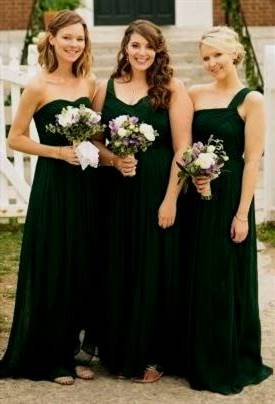 dark green bridesmaids dresses