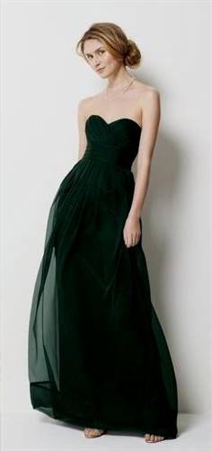 dark green dress