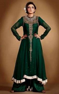dark green dresses pakistani