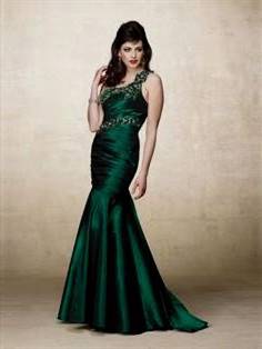 dark green mermaid dresses