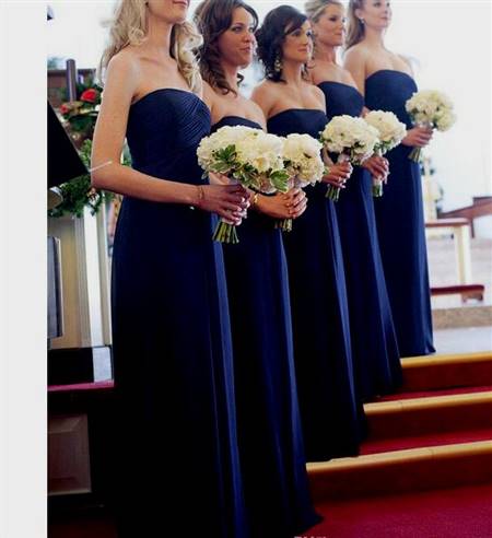 dark royal blue bridesmaid dresses