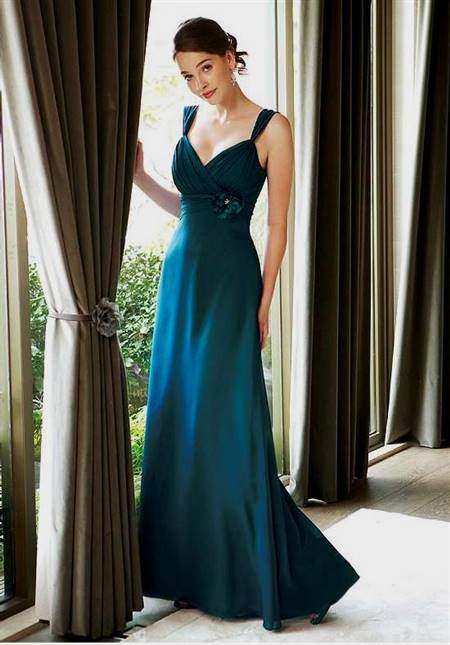 dark turquoise satin bridesmaid dresses
