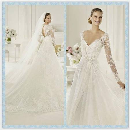 designer bridal dresses with sleeves