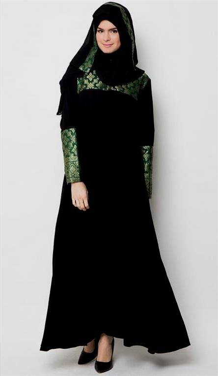 dress muslim remaja warna hitam