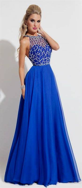 dresses for prom blue