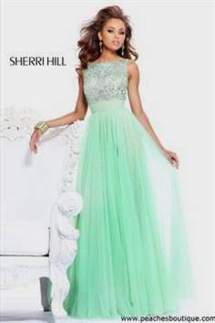 dresses for prom green