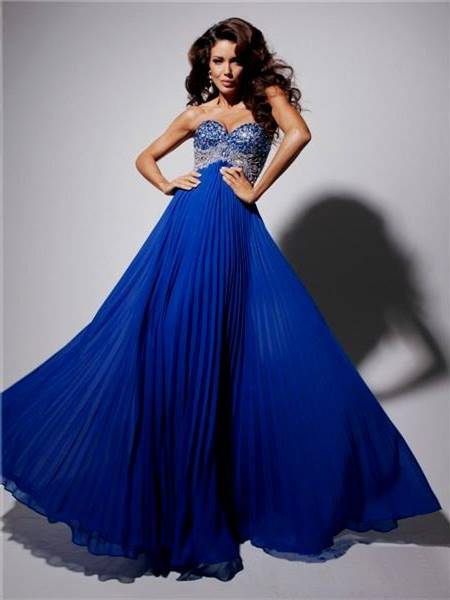 dresses for prom royal blue