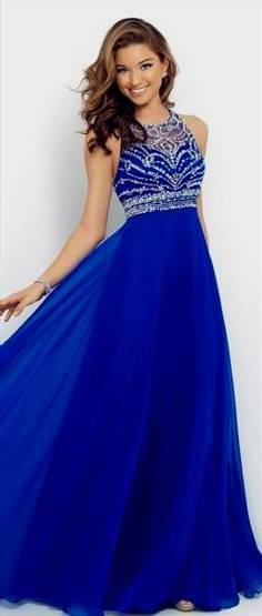 dresses for prom royal blue