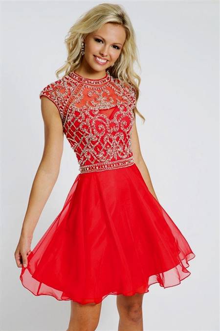 dresses for teenagers for homecoming red