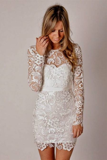 dresses with lace top