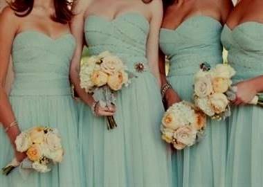 duck egg blue bridesmaid dresses