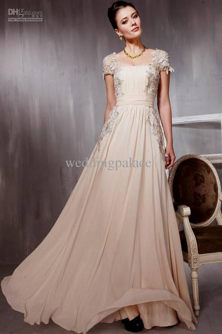 elegant party dress with sleeves