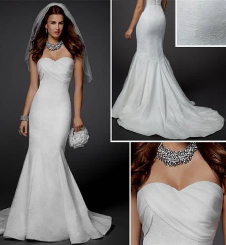 elegant sleek wedding dress