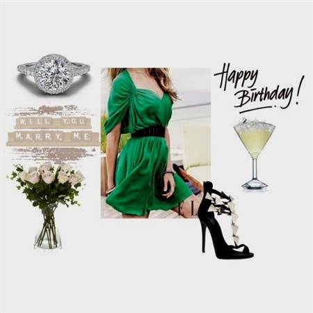 emerald green cocktail dress with wide belt