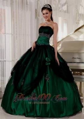 emerald green quinceanera dress