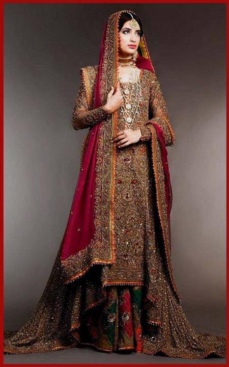 fancy pakistani wedding dresses