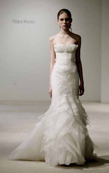 fishtail wedding dress vera wang