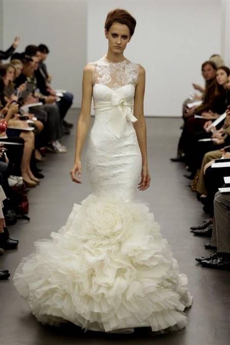 fishtail wedding dress vera wang
