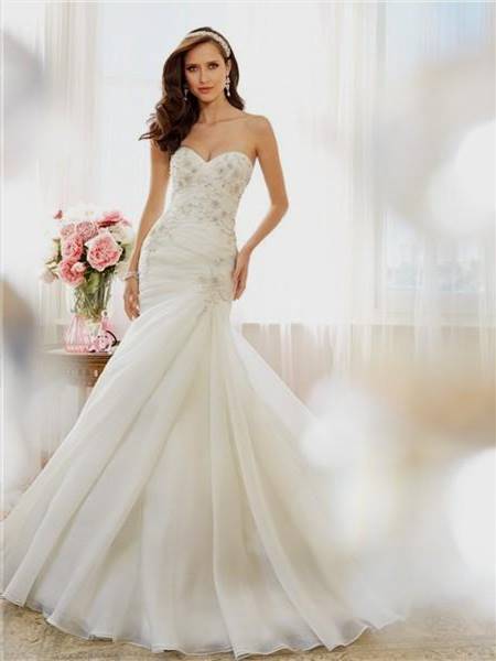 fit and flare corset wedding dress