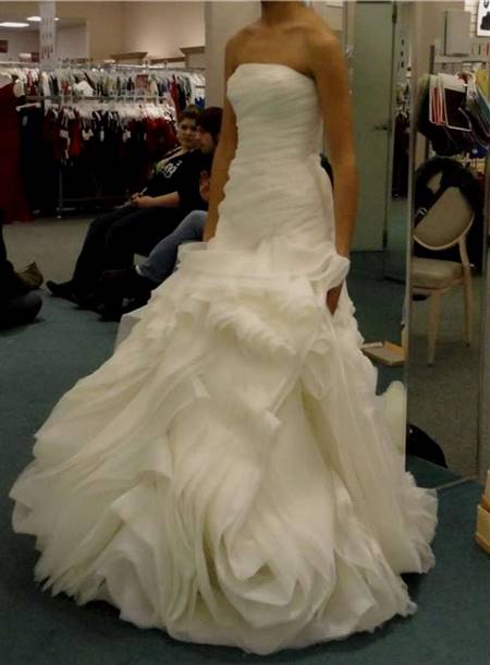 fit and flare wedding dress vera wang