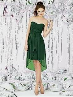 forest green dress for bridesmaid