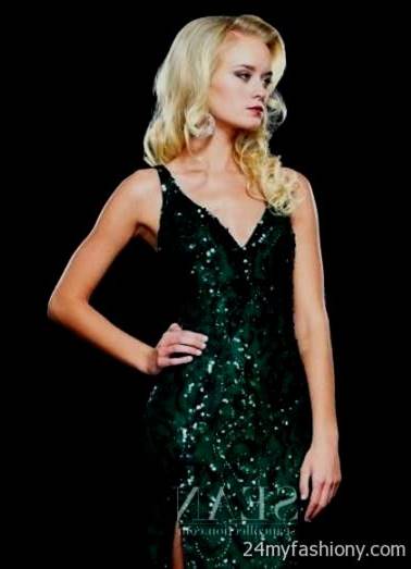 forest green prom dress
