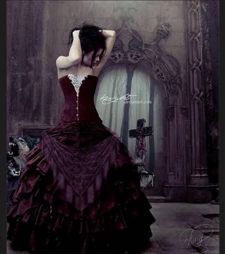 gothic victorian corset dresses