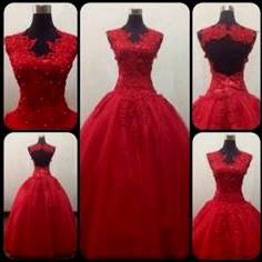 gown designs for debut red