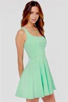 green casual dresses