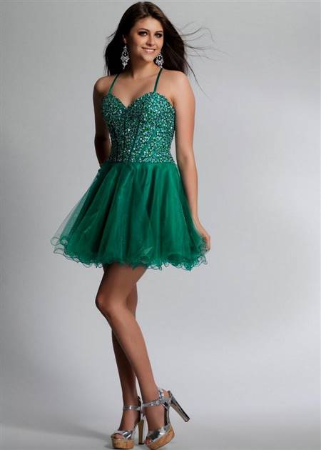 green cocktail dresses