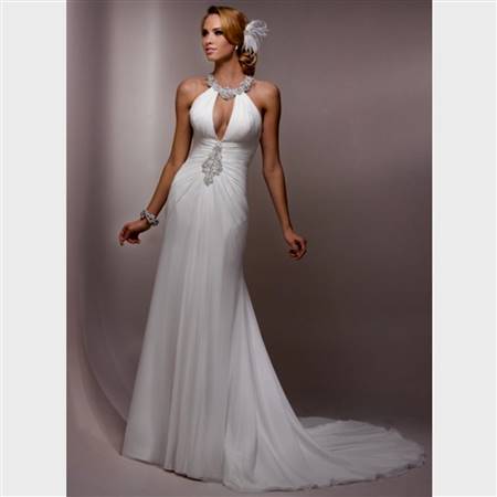 halter top wedding dress designs