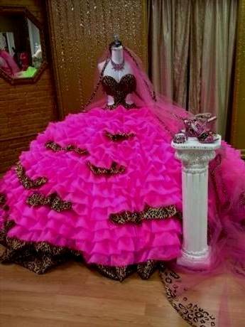 hot pink gypsy wedding dresses