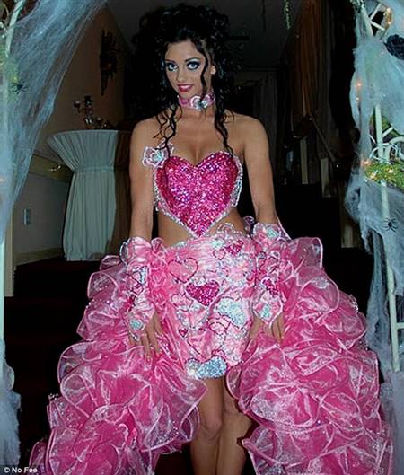 hot pink gypsy wedding dresses