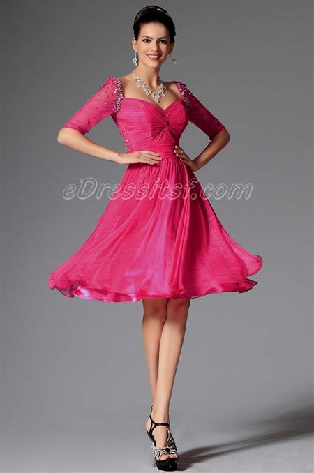 hot pink party dresses for women