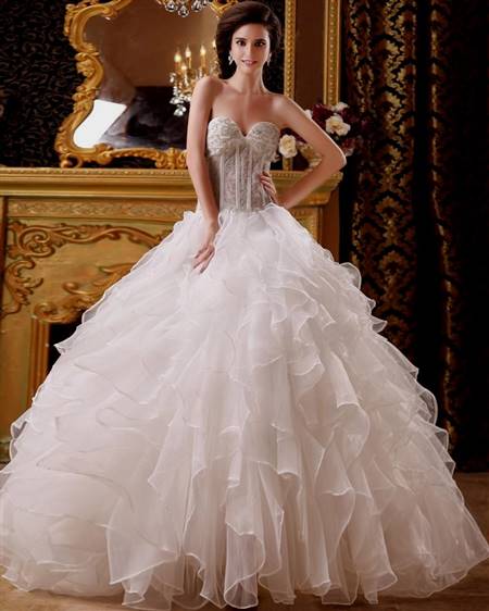 huge ball gown wedding dresses