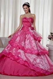 huge ball gown wedding dresses pink