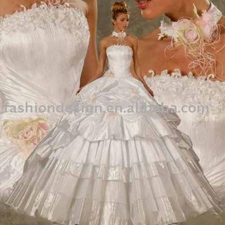huge beaded ball gown wedding dresses