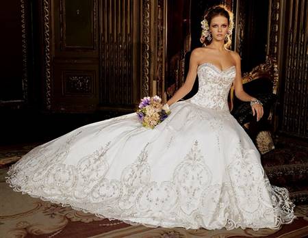 huge princess ball gown wedding dresses