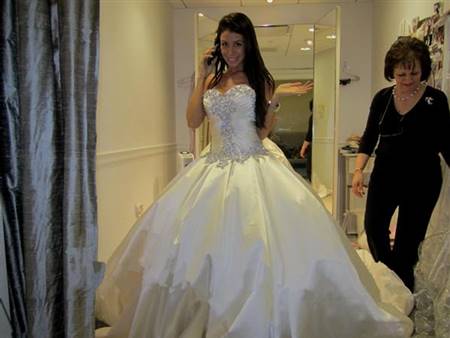 huge princess ball gown wedding dresses with bling